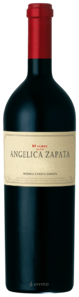 Garrafa do vinho Angelica Zapata Malbec
