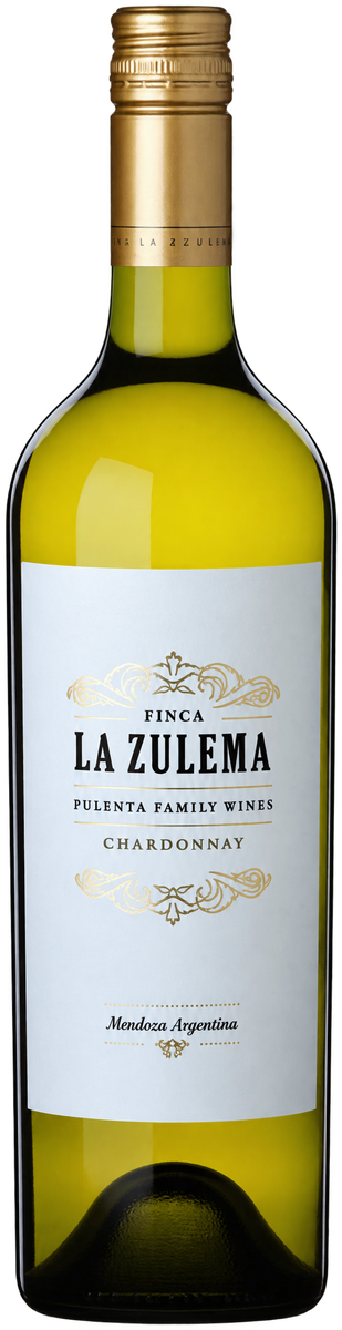 Garrafa do vinho Pulenta Finca La Zulema Chardonnay